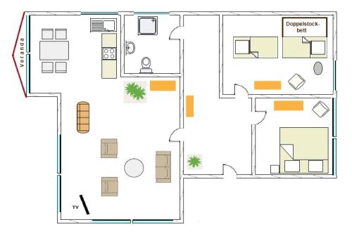 Langeoog  Birkeneck Grundriss